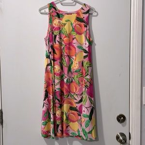 Cappagallo Dress🍋🍊🍑🩷 NWOT